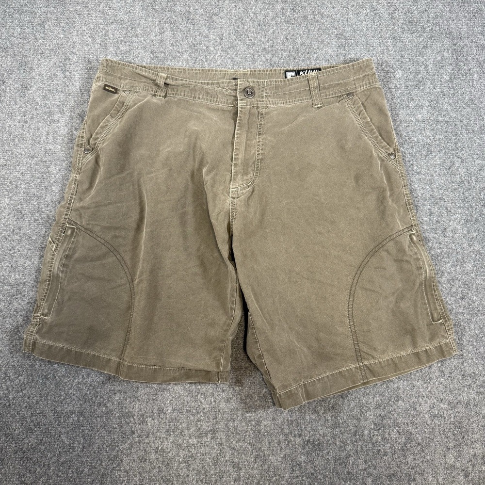 Kuhl Shorts Mens 38 Vintage Patina Dye 10" Outdoor Utility Hiking‎ Nylon Blend